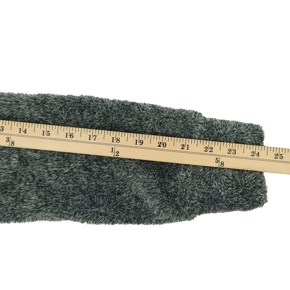 White Mark Sherpa Full Zip Hoodie Sweater Jacket Size M Fleece Pockets Gray NEW - Picture 5 of 16